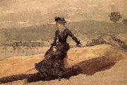 Winslow Homer The woman on the beach oil painting